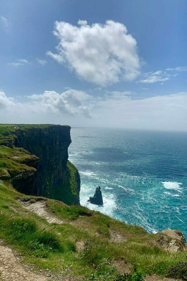 Ciara Fitter View From Cliffs of Moher on a Irish Internship Programme funded weekend trip