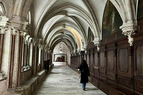 Cloister of Stift Heiligenkreuz, outside Vienna.